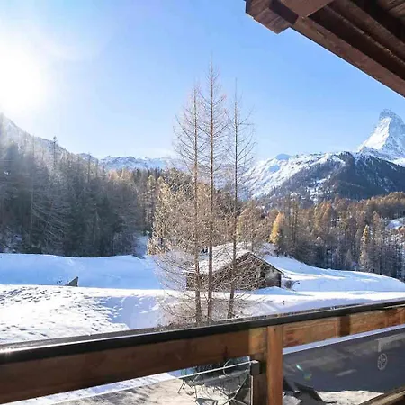 Duplex Apartment With Sauna In Zermatt Exterior photo